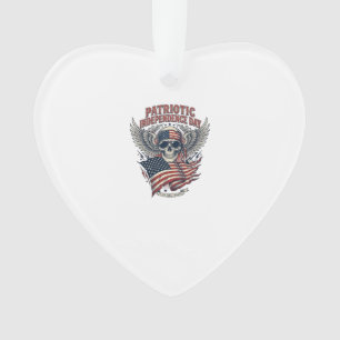 Patriotischer Bandana Rocker Old Glory Musik Rock  Ornament