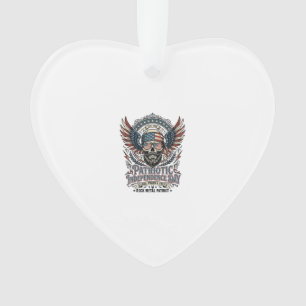 Patriotischer Bandana Rocker Old Glory Musik Rock  Ornament
