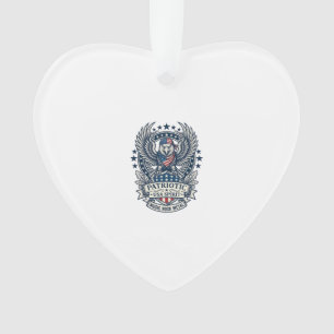Patriotischer Bandana Rocker Old Glory Musik Rock  Ornament