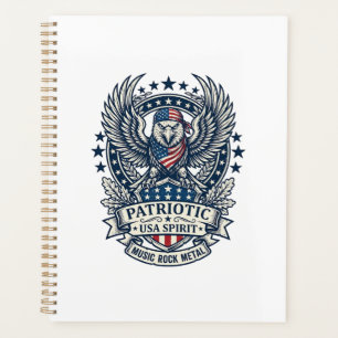 Patriotischer Bandana Rocker Old Glory Musik Rock Planer