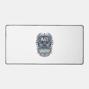 Patriotischer Bandana Rocker Old Glory Musik Rock Schreibtischunterlage