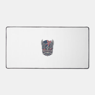 Patriotischer Bandana Rocker Old Glory Musik Rock Schreibtischunterlage