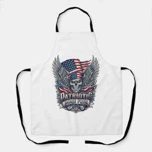 Patriotischer Bandana Rocker Old Glory Musik Rock  Schürze