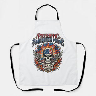 Patriotischer Bandana Rocker Old Glory Musik Rock Schürze