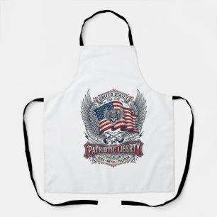 Patriotischer Bandana Rocker Old Glory Musik Rock Schürze