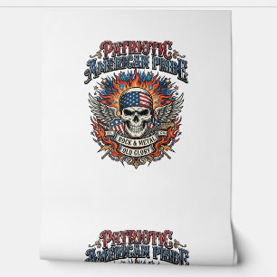 Patriotischer Bandana Rocker Old Glory Musik Rock  Tapete