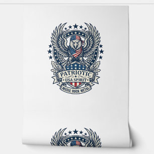Patriotischer Bandana Rocker Old Glory Musik Rock Tapete