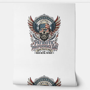 Patriotischer Bandana Rocker Old Glory Musik Rock Tapete