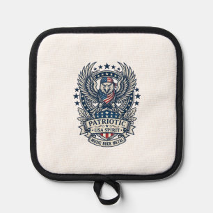 Patriotischer Bandana Rocker Old Glory Musik Rock Topflappen