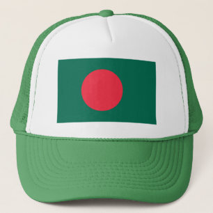 Patriotischer Bangladeshi-Flagge-LKW-Fahrerhut Truckerkappe