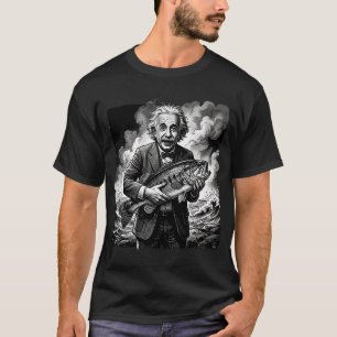 Patriotischer Barsch Fisch Sterne Streifen 4. Juli T-Shirt
