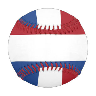 Patriotischer Baseball mit Flagge der Niederlande