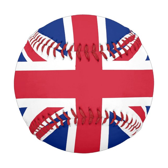 Patriotischer Baseball mit Flagge des Vereinigten  (Rückseite)