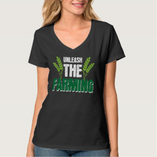 Patriotischer Bauer Lokale Nahrung entfesseln Land T-Shirt
