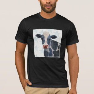 Patriotischer Bauernhof - Kuh T-Shirt