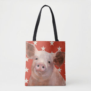 Patriotischer Bauernhof - Schwein