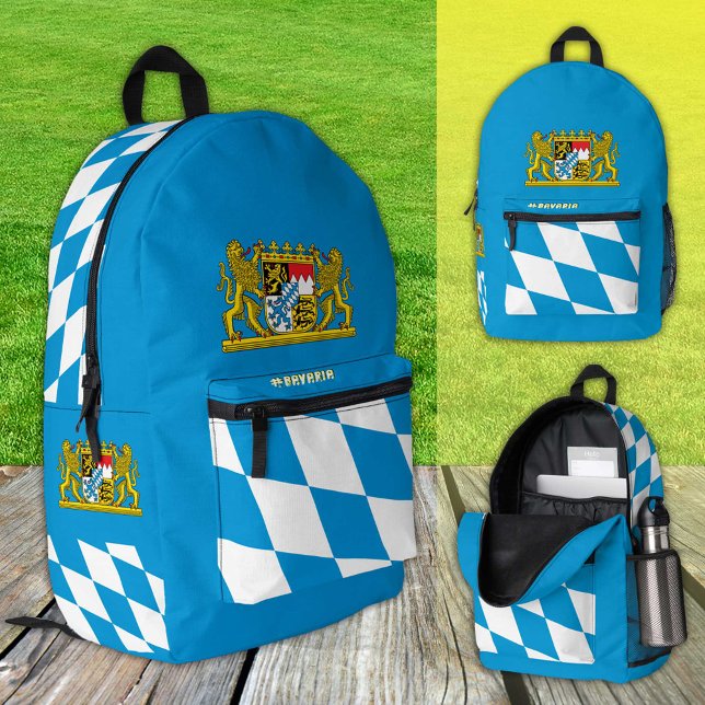 Patriotischer Bayerischer Rucksack, Deutschland, B Bedruckter Rucksack (Von Creator hochgeladen)