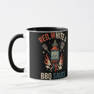 Patriotischer BBQ Tasse