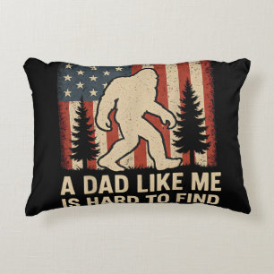 Patriotischer Bigfoot Ein Vater Wie Ich Ist Schwer Dekokissen