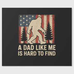 Patriotischer Bigfoot Ein Vater Wie Ich Ist Schwer Geschenkpapier