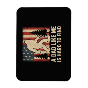 Patriotischer Bigfoot Ein Vater Wie Mich Findet Ma Magnet