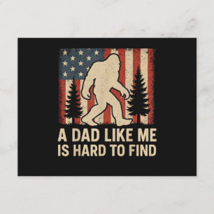 Patriotischer Bigfoot Ein Vater Wie Mich Zu Finden Begleitkarte