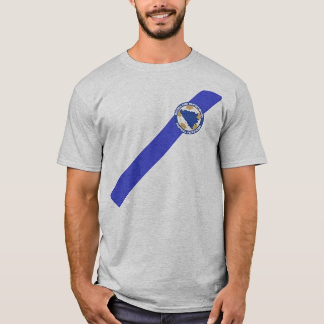 Patriotischer BiH T - Shirt Jersey - Dzeko 11 (Vorderseite)