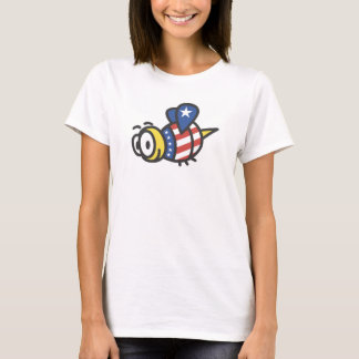 Patriotischer Bumble Bee T - Shirt