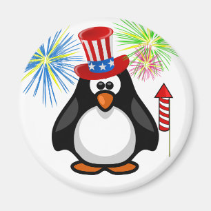 Patriotischer Cartoon-Paddy 4. der Magnet