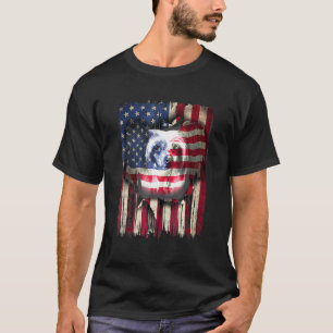 Patriotischer chinesischer Creast-amerikanischer F T-Shirt