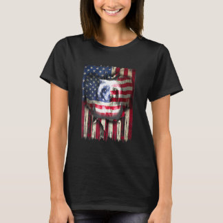Patriotischer chinesischer Creast-amerikanischer F T-Shirt