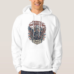 Patriotischer Chrome-Sensenmann Dunkler Patriot Sk Hoodie
