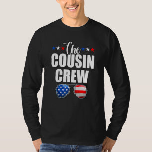 Patriotischer Cousin Crew 4. Juli Cousin Crew T-Shirt