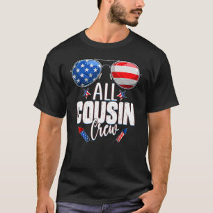 Patriotischer Cousin Crew 4. Juli Cousin Crew T-Shirt