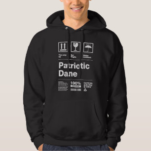 Patriotischer Däne Patriotismus Dänischer National Hoodie