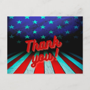 Patriotischer Dank! Postkarte