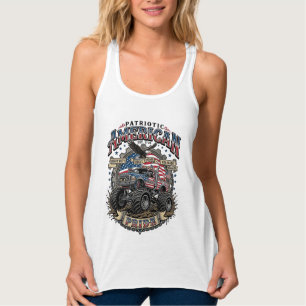 Patriotischer Diesel-Biest-Freiheits-Monster-Truck Tank Top