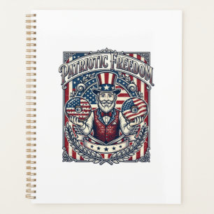Patriotischer Donut-Liebhaber Vektorgrafik T-Shirt Planer