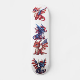 Patriotischer Drache Skateboard