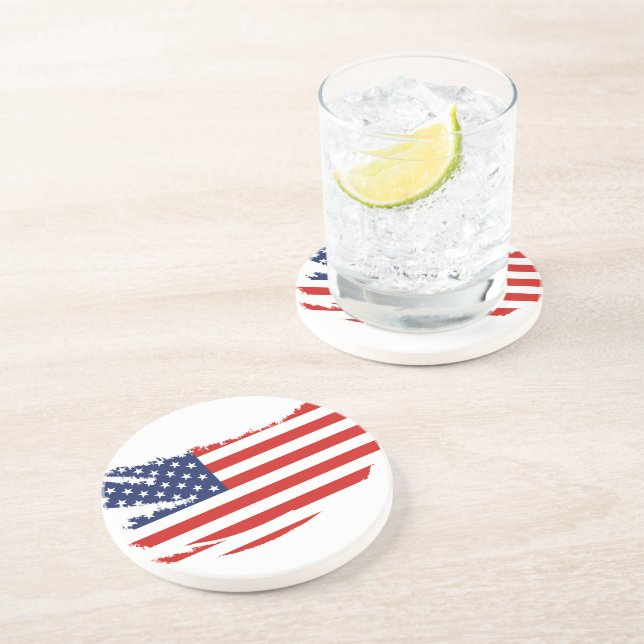 Patriotischer Drink-Untersetzer Getränkeuntersetzer (Seite)