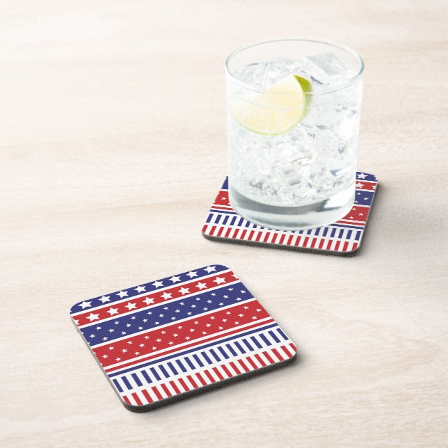 Patriotischer Drink-Untersetzer Getränkeuntersetzer (Rechte Seite)