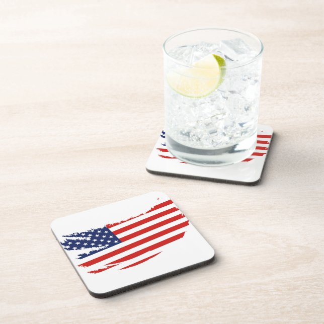 Patriotischer Drink-Untersetzer Getränkeuntersetzer (Rechte Seite)