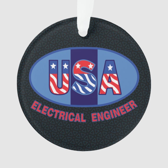 Patriotischer Elektroingenieur Ornament (Vorderseite)