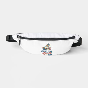 Patriotischer Enten-Vierter-Juli-Schwimmhilfe-Shir Bauchtasche