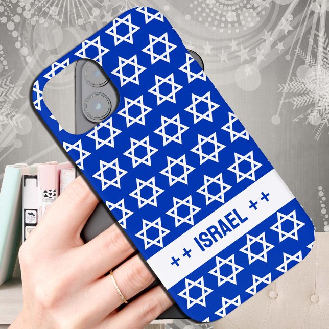 Patriotischer Fall Israel, weißer David Star / Isr Case-Mate iPhone Hülle (Von Creator hochgeladen)