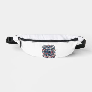 Patriotischer Film Kameramann Vektorgrafik T-Shirt Bauchtasche