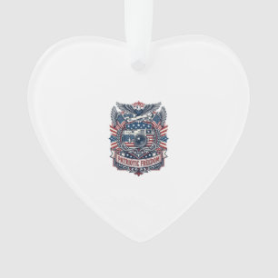 Patriotischer Film Kameramann Vektorgrafik T-Shirt Ornament