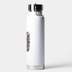Patriotischer Film Kameramann Vektorgrafik T-Shirt Trinkflasche