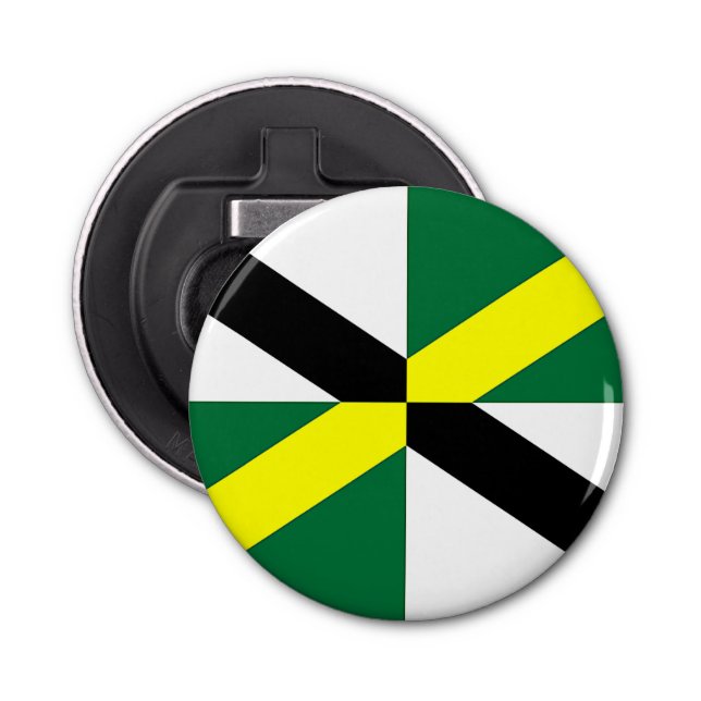 Patriotischer Flaschenöffner mit Fahne von Montere (Vorderseite)