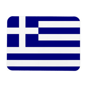Patriotischer flexibler Magnet mit Flagge Griechen